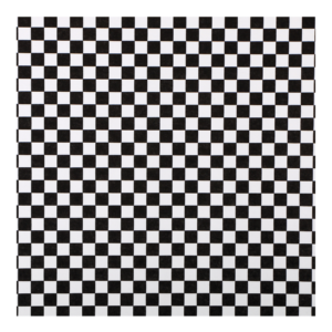 12 in x 12 in Black and White Check Sandwich Wraps 2000 ct.
