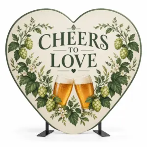 Illustrative custom brewery branding on Heartbackdrop